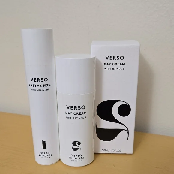 Enzyme Peel and Day Cream Set - White